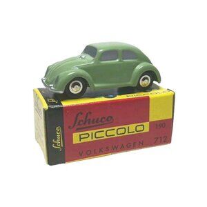 Schuco 1:90 Green VW Volkswagon Beetle Diecast Käfer Piccolo 712 01261